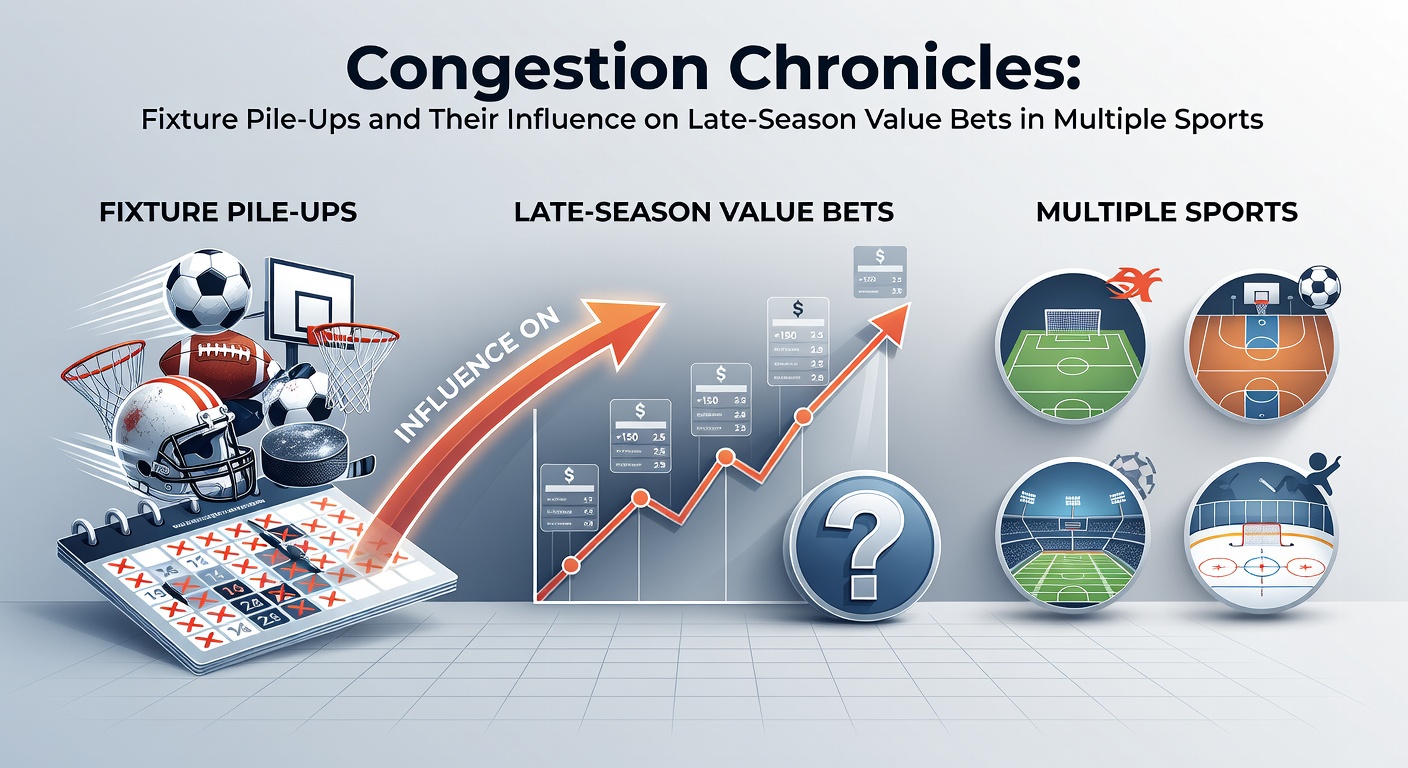 Fixture congestion in professional sports leagues showing packed schedules and team travel impacts
