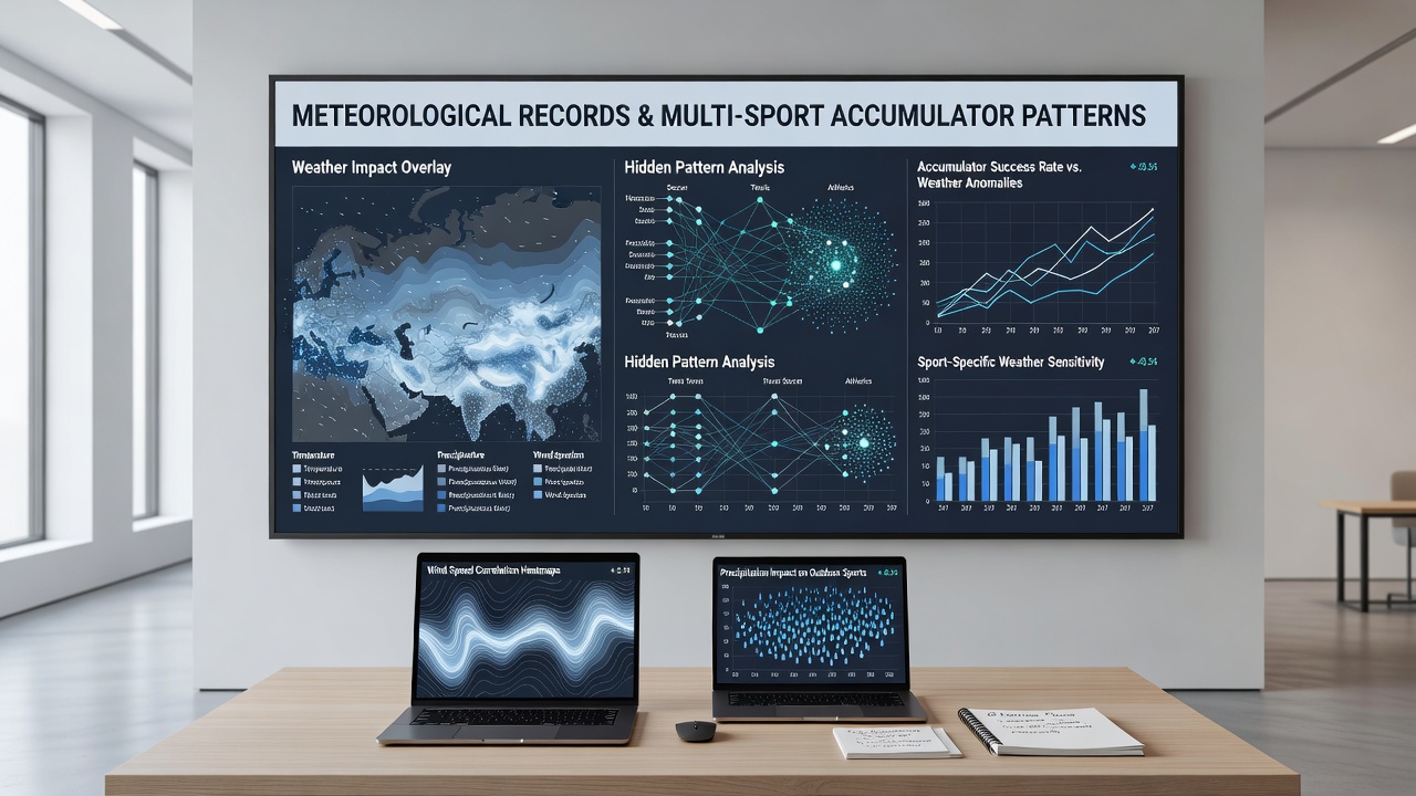 Composite graphic of rainfall maps aligned with accumulator performance heatmaps